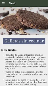 Recetas de postres veganos screenshot 2