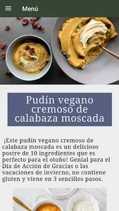 Recetas de postres veganos screenshot 7
