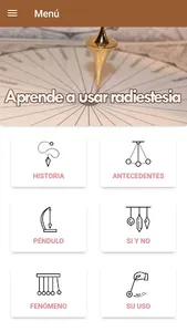 Aprende a usar radiestesia screenshot 0