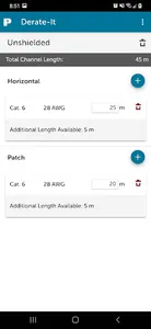 Panduit Derate-It screenshot 2