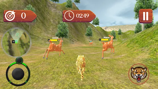 Wild Cheetah Attack Game screenshot 7