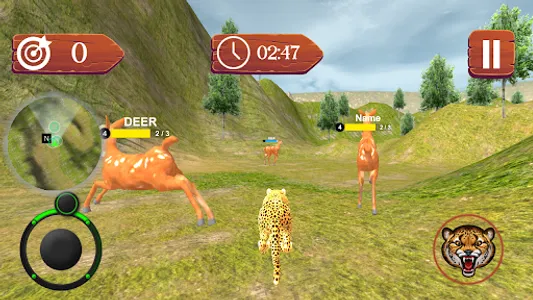 Wild Cheetah Attack Game screenshot 9