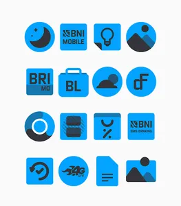Samak Blue - Icon Pack screenshot 0