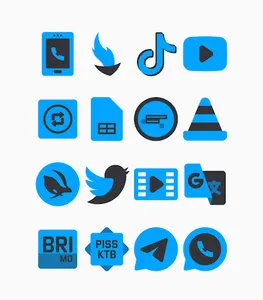 Samak Blue - Icon Pack screenshot 9