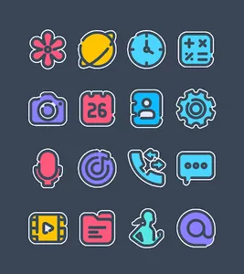 Sticker UI - Icon Pack screenshot 0