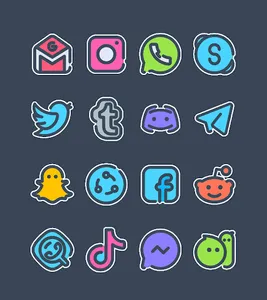 Sticker UI - Icon Pack screenshot 12