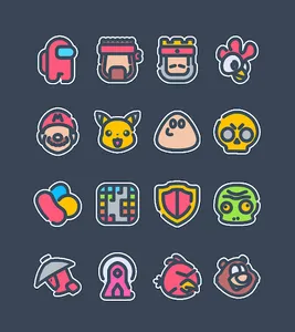 Sticker UI - Icon Pack screenshot 13