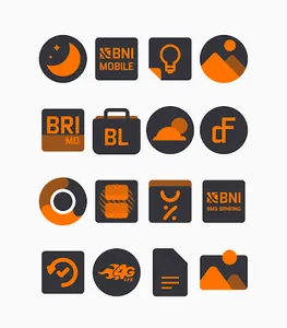 Pumpkin - Orange Icon Pack screenshot 10