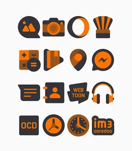 Pumpkin - Orange Icon Pack screenshot 12