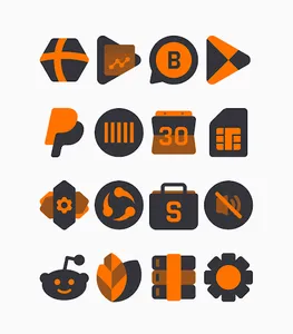 Pumpkin - Orange Icon Pack screenshot 13