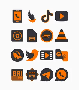 Pumpkin - Orange Icon Pack screenshot 14