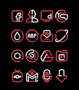 CherryLine - Red Icon Pack screenshot 1