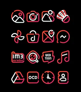 CherryLine - Red Icon Pack screenshot 12