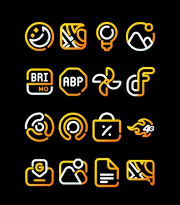 SunLine - Yellow Icon Pack screenshot 0