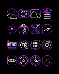 WineLine Purple - Icon Pack screenshot 12