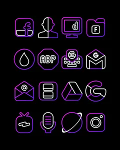 WineLine Purple - Icon Pack screenshot 13