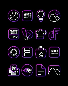 WineLine Purple - Icon Pack screenshot 14