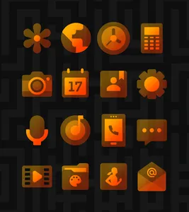 Mikan Orange - Icon Pack screenshot 0