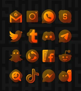 Mikan Orange - Icon Pack screenshot 12