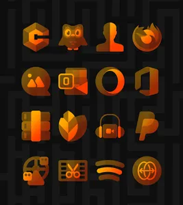 Mikan Orange - Icon Pack screenshot 14