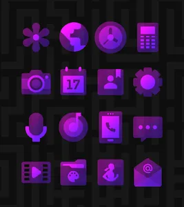 Murasaki Purple - Icon Pack screenshot 0