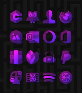 Murasaki Purple - Icon Pack screenshot 14