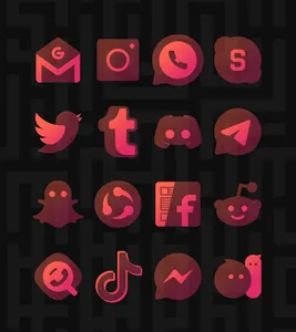 Ichigo Red - Icon Pack screenshot 12