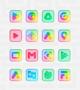 Square Clear - Icon Pack screenshot 11