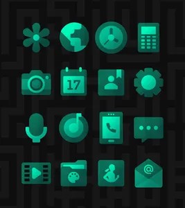 Takoizu Cyan - Icon Pack screenshot 10