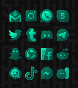 Takoizu Cyan - Icon Pack screenshot 12