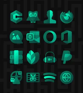 Takoizu Cyan - Icon Pack screenshot 14