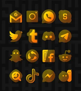 Himawari Yellow - Icon Pack screenshot 12