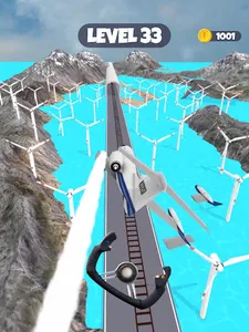 Sling Plane 3D - Sky Crash Jet screenshot 5