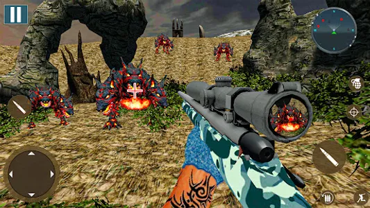 Sniper Monster Giant Shooting screenshot 0