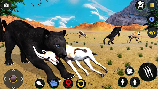 Wild Black Panther Sim Games screenshot 1