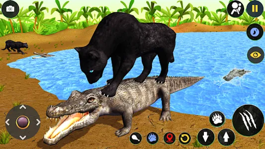 Wild Black Panther Sim Games screenshot 3