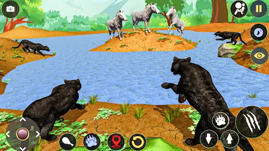 Wild Black Panther Sim Games screenshot 4