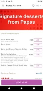 Papas Pizza ltd screenshot 1