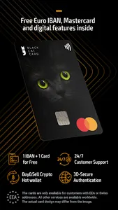 Blackcatcard: IBAN, Mastercard screenshot 0