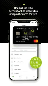 Blackcatcard: IBAN, Mastercard screenshot 1