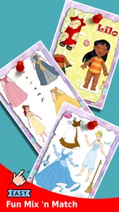 Princess : Dress Up Paper Doll screenshot 1