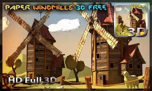 Paper Windmills 3D Free lwp screenshot 6