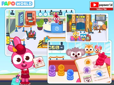 Papo Town: Travel screenshot 9