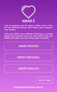 AMAR É screenshot 0