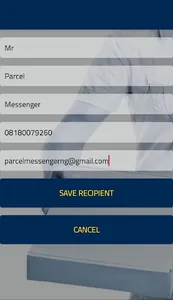 Parcel Messenger Customer screenshot 2