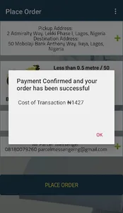 Parcel Messenger Customer screenshot 5