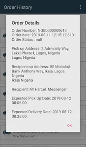 Parcel Messenger Customer screenshot 6