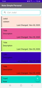 Note Simple Personal screenshot 3