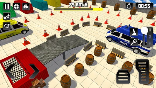 Police Van Parking Game Drive screenshot 17