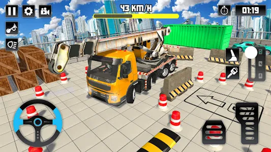 Construction Crane Truck Park screenshot 0